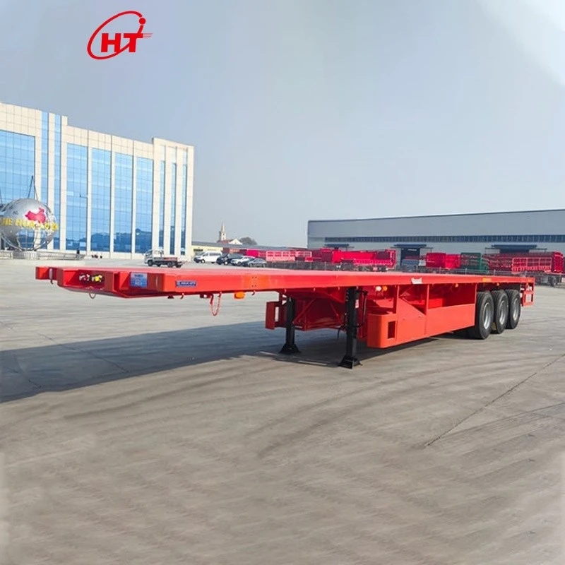 Semi Trailer Flat Bed factory
