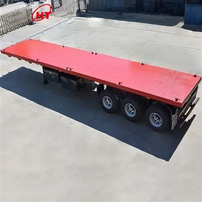 Short Flatbed Semi Trailer